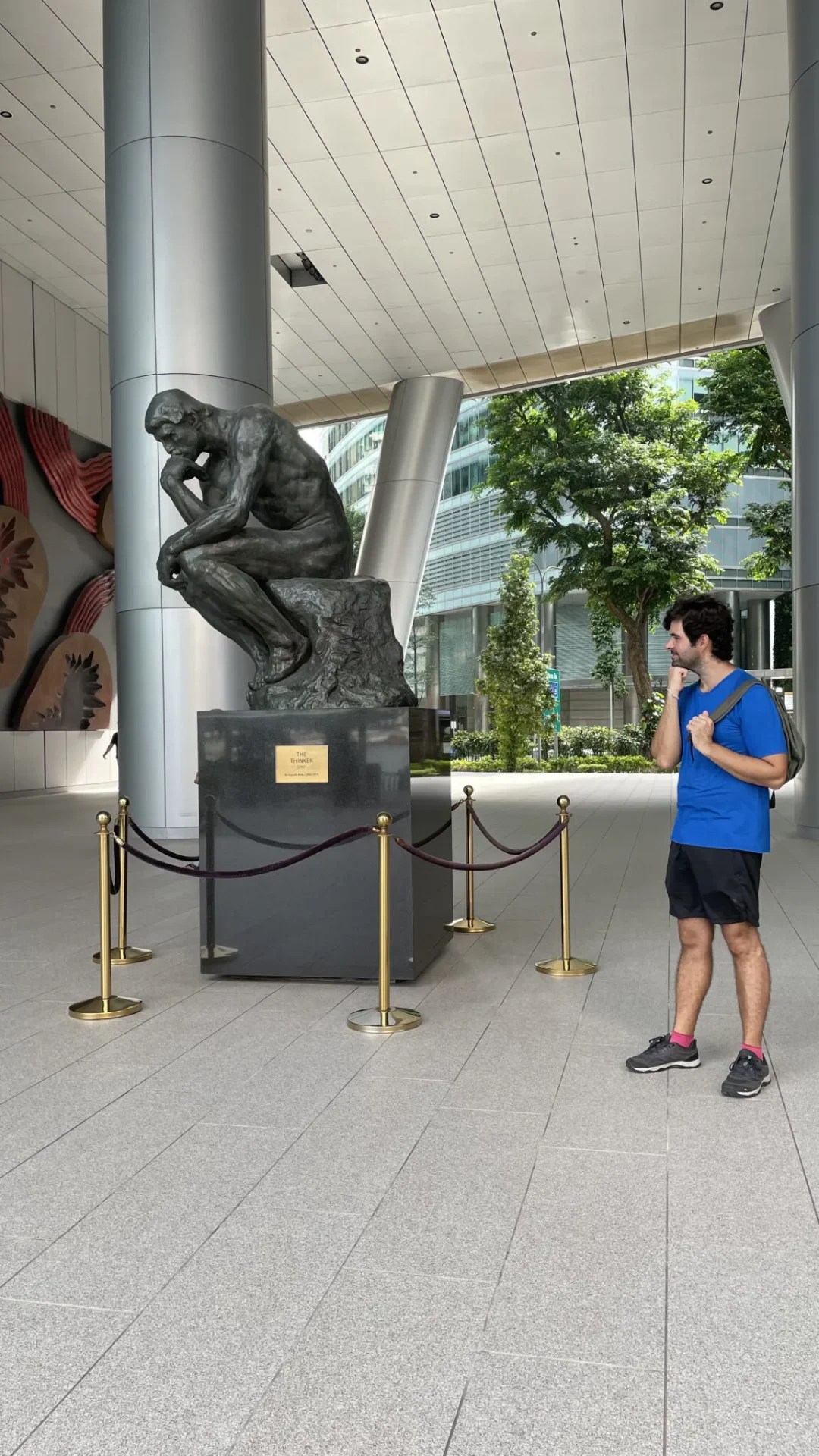 Escultura de Rodin em Singapura